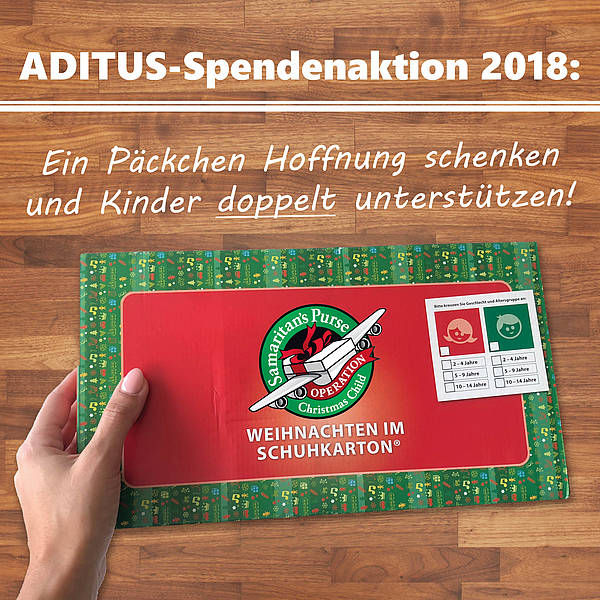 ADITUS-Spendenaktion 2018